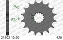 Yamaha XVS250 Dragstar 2000-2001 - AFAM Xs-Ring Reinforced Chain & Steel Sprocket Kit, 428 (OE Pitch) - 01226165 - P3 Tuning