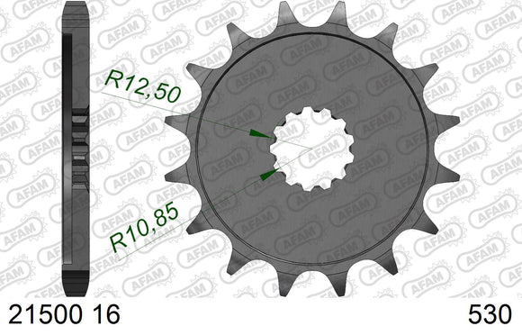 Yamaha XT500 1977-1989 - AFAM Reinforced Chain & Steel Sprocket Kit, 530 conversion - 01259501 - P3 Tuning