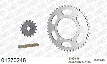 Yamaha YZF-R 6 RACE 2022-2023 - AFAM XS-ring super reinforced Chain & Steel Sprocket Kit, 525 (OE Pitch) - 01270248 - P3 Tuning