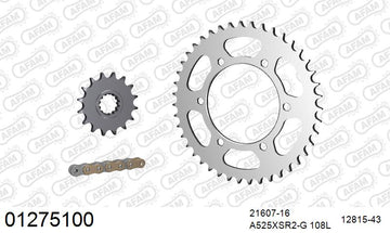 Yamaha XSR700 2022-2023 - AFAM XS-ring super reinforced Chain & Steel Sprocket Kit, 525 (OE Pitch) - 01275100 - P3 Tuning