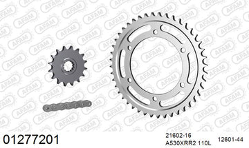 Yamaha FZ750 1985-1986 - AFAM XS-ring Extra Reinforced Chain & Steel Sprocket Kit, 530 (OE Pitch) - 01277201 - P3 Tuning