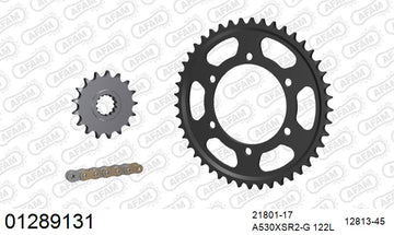 Yamaha FZ1 / Fazer (1000cc) 2006-2015 - AFAM XS-ring super reinforced Chain & Steel Sprocket Kit, 530 (OE Pitch) - 01289131 - P3 Tuning