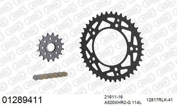 Yamaha YZF-R1 / M 2019-2022 - AFAM XS-ring Hyper reinforced Chain & Racing Superlight Steel Sprocket Kit, 520 conversion - 01289411 - P3 Tuning