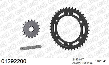 Yamaha FJ1100 (1200cc) 1984-1985 - AFAM XS-ring Extra Reinforced Chain & Steel Sprocket Kit, 530 (OE Pitch) - 01292200 - P3 Tuning