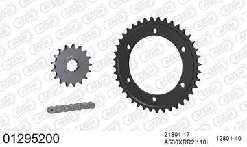 Yamaha FJ1200 1988-1990 - AFAM XS-ring Extra Reinforced Chain & Steel Sprocket Kit, 530 (OE Pitch) - 01295200 - P3 Tuning