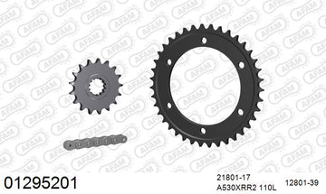 Yamaha FJ1200 1991-1995 - AFAM XS-ring Extra Reinforced Chain & Steel Sprocket Kit, 530 (OE Pitch) - 01295201 - P3 Tuning