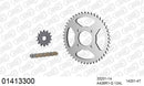 Suzuki GP125 / GT 125 1974-1980 - AFAM Reinforced Chain & Steel Sprocket Kit, 428 (OE Pitch) - 01413300 - P3 Tuning