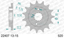 Suzuki LTR450 ATV 2008-2011 - AFAM MX reinforced Chain & Steel Sprocket Kit, 520 (OE Pitch) - 01451902B - P3 Tuning