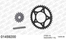 Suzuki GS500E 1989-1993 - AFAM XS-ring Extra Reinforced Chain & Steel Sprocket Kit, 520 (OE Pitch) - 01459200 - P3 Tuning
