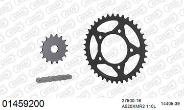 Suzuki GS500E 1989-1993 - AFAM XS-ring Extra Reinforced Chain & Steel Sprocket Kit, 520 (OE Pitch) - 01459200 - P3 Tuning