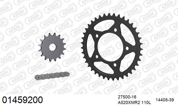 Suzuki GS500E 1989-1993 - AFAM XS-ring Extra Reinforced Chain & Steel Sprocket Kit, 520 (OE Pitch) - 01459200 - P3 Tuning
