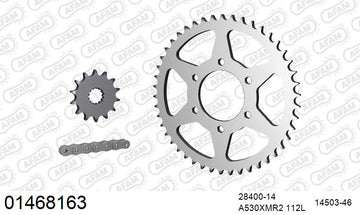 Suzuki GSX550ES / EF 1983-1987 - AFAM XS-ring Extra Reinforced Chain & Steel Sprocket Kit, 530 (OE Pitch) - 01468163 - P3 Tuning
