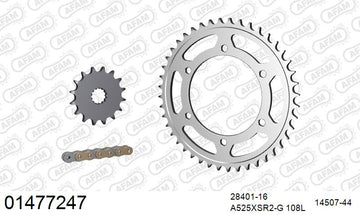 Suzuki GSX-R750 1998-1999 - AFAM XS-ring Extra Reinforced Chain & Steel Sprocket Kit, 525 (OE Pitch) - 01477247 - P3 Tuning