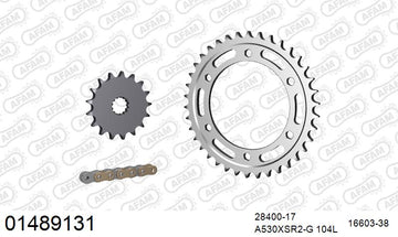 Suzuki TL1000S 1997-2001 - AFAM XS-ring super reinforced Chain & Steel Sprocket Kit, 530 (OE Pitch) - 01489131 - P3 Tuning