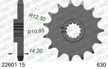 Suzuki GS1000E 1978-1980 - AFAM O-ring reinforced Chain & Steel Sprocket Kit, 630 (OE Pitch) - 01489201 - P3 Tuning