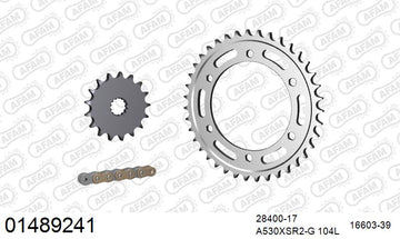 Suzuki TL1000R 1998-2002 - AFAM XS-ring super reinforced Chain & Steel Sprocket Kit, 530 (OE Pitch) - 01489241 - P3 Tuning