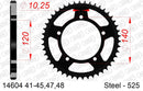 Kawasaki KLV1000 2004-2005 - AFAM XS-ring super reinforced Chain & Steel Sprocket Kit, 525 (OE Pitch) - 01489551 - P3 Tuning