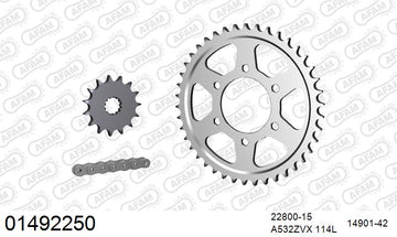 Suzuki GSX-R1100 1993-1994 - AFAM XS-ring special reinforced Chain & Steel Sprocket Kit, 532 conversion - 01492250 - P3 Tuning