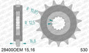 Suzuki GSF1200 Bandit 2006 - AFAM XS-ring super reinforced Chain & Rubber Damped Steel Sprocket Kit, 530 (OE Pitch) - 01495208 - P3 Tuning