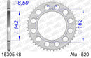 Suzuki PE175 1983-1984 - AFAM Standard Chain & Alu Sprocket Kit, 520 (OE Pitch) - 01518752B - P3 Tuning