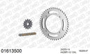 Kawasaki KLX125 2010-2011 - AFAM Reinforced Chain & Steel Sprocket Kit, 428 (OE Pitch) - 01613500 - P3 Tuning
