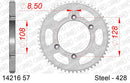 Kawasaki KLX125 2004-2006 - AFAM Standard Chain & Steel Sprocket Kit, 428 (OE Pitch) - 01613502B - P3 Tuning