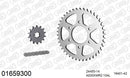 Kawasaki KH500 1976 - AFAM XS-ring Extra Reinforced Chain & Steel Sprocket Kit, 530 (OE Pitch) - 01659300 - P3 Tuning