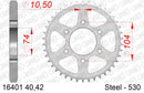 Kawasaki H2 500 E 1974 - AFAM XS-ring Extra Reinforced Chain & Steel Sprocket Kit, 530 (OE Pitch) - 01659300 - P3 Tuning