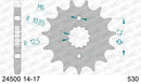 Kawasaki GPZ600R 1985-1989 - AFAM XS-ring Extra Reinforced Chain & Steel Sprocket Kit, 530 (OE Pitch) - 01670200 - P3 Tuning