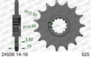 Kawasaki ZX-6R 1995-1997 - AFAM XS-ring Extra Reinforced Chain & Steel Sprocket Kit, 525 (OE Pitch) - 01670241 - P3 Tuning