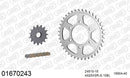 Kawasaki ZX-6RR 2003-2004 - AFAM XS-ring super reinforced Chain & Steel Sprocket Kit, 520 (OE Pitch) - 01670243 - P3 Tuning