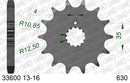 Kawasaki Z750 1983-1984 - AFAM O-ring reinforced Chain & Steel Sprocket Kit, 630 (OE Pitch) - 01675200 - P3 Tuning