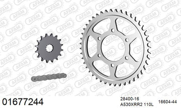 Kawasaki ZXR750J-M 1993-1995 - AFAM XS-ring Extra Reinforced Chain & Steel Sprocket Kit, 530 (OE Pitch) - 01677244 - P3 Tuning