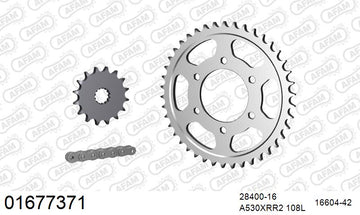 Kawasaki ZXR750J-M 1992 - AFAM XS-ring Extra Reinforced Chain & Steel Sprocket Kit, 530 (OE Pitch) - 01677371 - P3 Tuning
