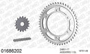 Kawasaki GPZ900R 1984-1989 - AFAM XS-ring Extra Reinforced Chain & Steel Sprocket Kit, 530 (OE Pitch) - 01686202 - P3 Tuning