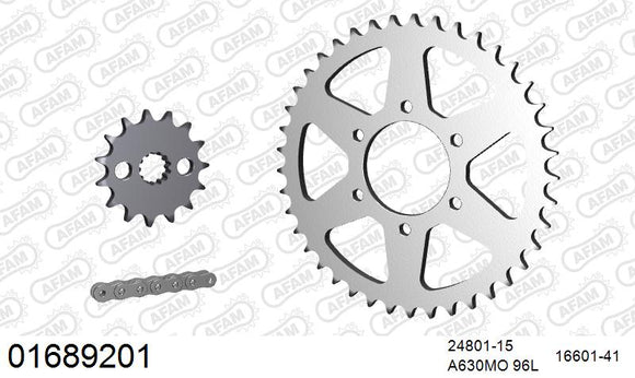 Kawasaki Z1000 1981-1983 - AFAM O-ring reinforced Chain & Steel Sprocket Kit, 630 (OE Pitch) - 01689201 - P3 Tuning