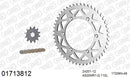 Kawasaki KX100 / 125 2000-2002 - AFAM MX reinforced Chain & Alu Sprocket Kit, 520 (OE Pitch) - 01713812 - P3 Tuning