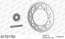 Kawasaki KDX200 1984-1985 - AFAM Xs-Ring Reinforced Plus Chain & Alu Sprocket Kit, 520 (OE Pitch) - 01721751 - P3 Tuning