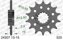 Kawasaki ZX-6R 1995-1997 - AFAM XS-ring super reinforced Chain & Alu Sprocket Kit, 520 conversion - 01770401 - P3 Tuning
