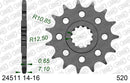 Kawasaki ZX-6R 2013-2016 - AFAM XS-ring super reinforced Chain & Alu Sprocket Kit, 520 (OE Pitch) - 01770407 - P3 Tuning
