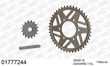 Kawasaki ZXR750J-M 1993-1995 - AFAM XS-ring Extra Reinforced Chain & Alu Sprocket Kit, 530 (OE Pitch) - 01777244 - P3 Tuning