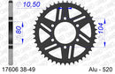 Kawasaki Ninja ZX 7 R P1,P2,P3,P4,P5,P6,P7,P8F 1996-2003 - AFAM XS-ring super reinforced Chain & Alu Sprocket Kit, 520 conversion - 01777405 - P3 Tuning
