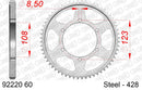 Aprilia RS4 125 2011-2013 - AFAM Xs-Ring Reinforced Chain & Steel Sprocket Kit, 428 (OE Pitch) - 03513242 - P3 Tuning