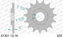 Aprilia Pegaso 650 1998-2000 - AFAM XS-ring Extra Reinforced Chain & Steel Sprocket Kit, 520 (OE Pitch) - 03573501 - P3 Tuning