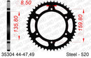 Aprilia Pegaso 650 1996 - AFAM XS-ring Extra Reinforced Chain & Steel Sprocket Kit, 520 (OE Pitch) - 03573501 - P3 Tuning