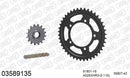 Aprilia Tuono V4 APRC (1000cc) 2013-2014 - AFAM XS-ring Hyper reinforced Chain & Steel Sprocket Kit, 525 (OE Pitch) - 03589135 - P3 Tuning