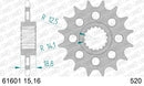 Aprilia RSV 1000 / R / Factory 2004-2008 - AFAM XS-ring Hyper reinforced Chain & Alu Sprocket Kit, 520 conversion - 03689403 - P3 Tuning