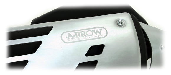 Aprilia SR 125 / 200 GT Full system Urban aluminium "Dark" with "Dark" end cap