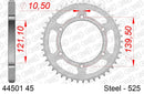 Cagiva Raptor 650 2001-2007 - AFAM XS-ring Extra Reinforced Chain & Steel Sprocket Kit, 525 (OE Pitch) - 04473131 - P3 Tuning