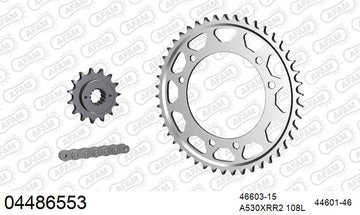 Cagiva Elefant 900 1993-1997 - AFAM XS-ring Extra Reinforced Chain & Steel Sprocket Kit, 530 (OE Pitch) - 04486553 - P3 Tuning